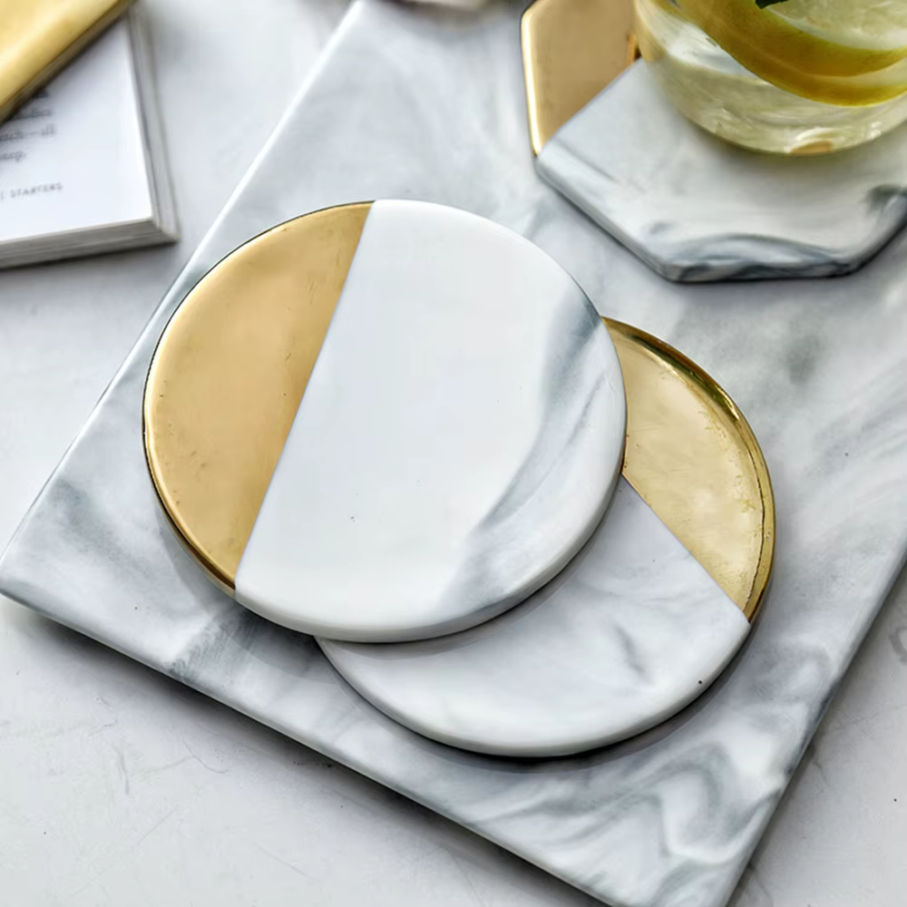 Sous-verres créatifs en céramique