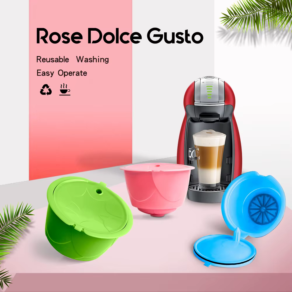 Goutteur Dolci Gusto réutilisable pour Nescafé Dolce Gusto Rose