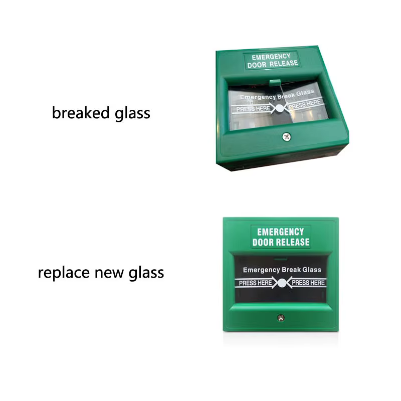 Panneau anglais en verre d'urgence, 20 pièces, remplacement pour briser le verre d'urgence