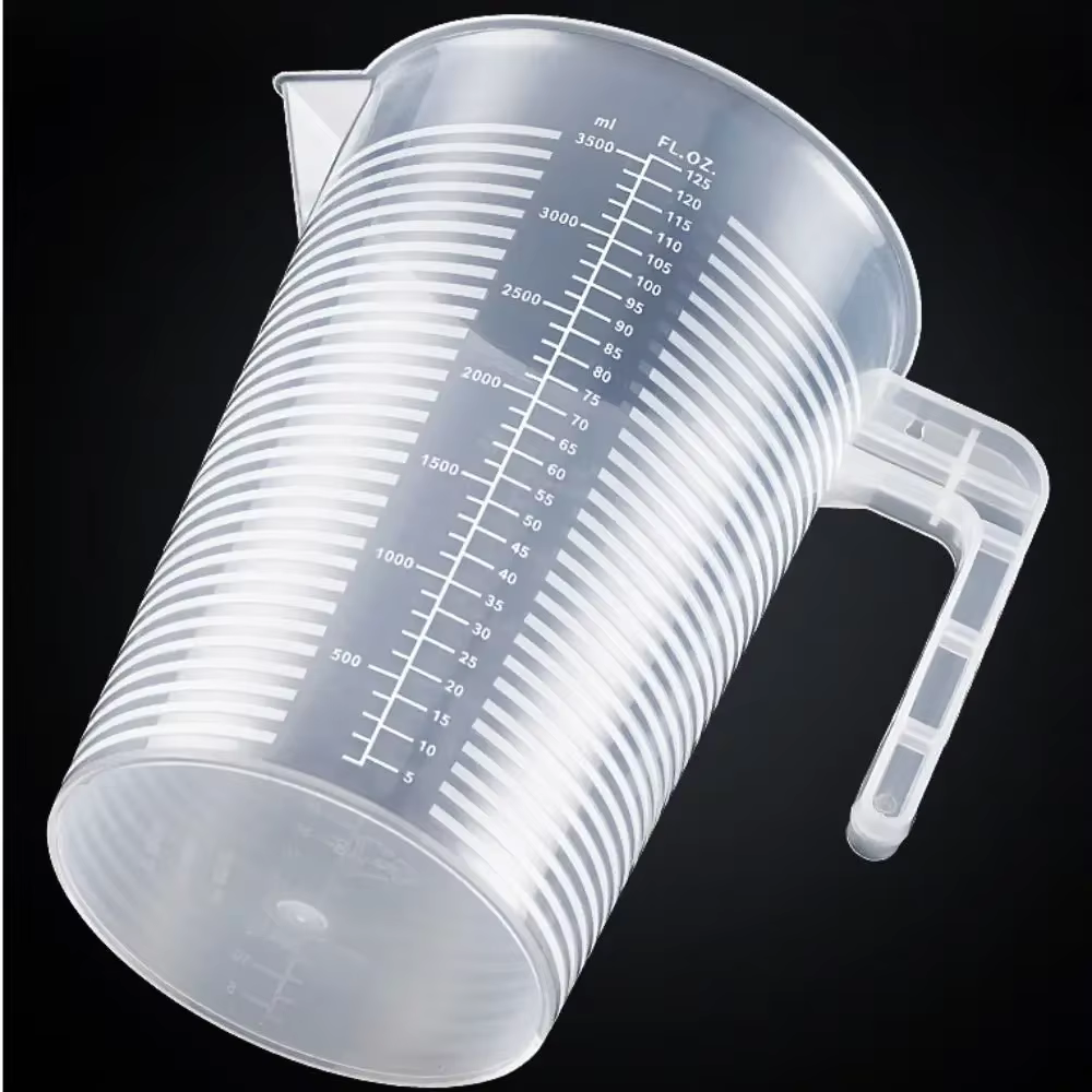 Tasse à mesurer en plastique épais de 100 à 5000ml