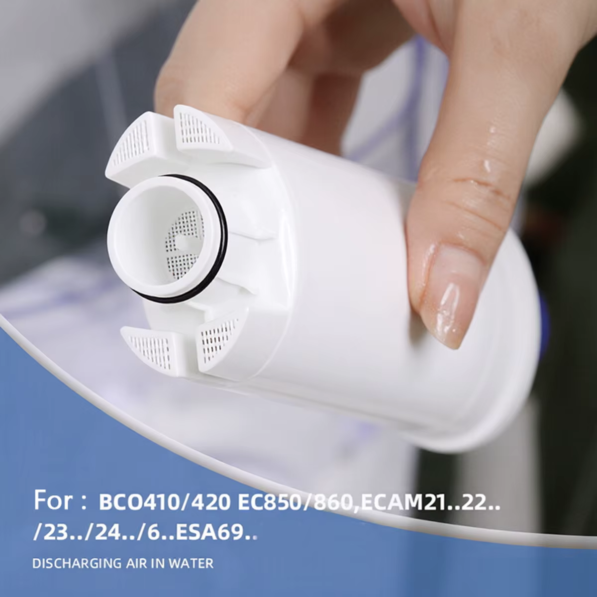 Filtre à eau pour machine à café DeLonghi - Compatible avec les séries EC800