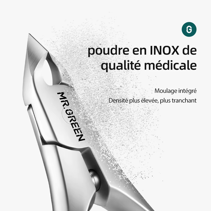 MR.GREEN Pinces à cuticules pour le soin des ongles Outils professionnels pour ongles en acier inoxydable