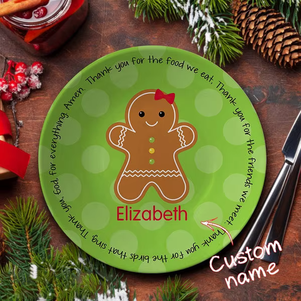 Assiette en céramique personnalisée avec support
