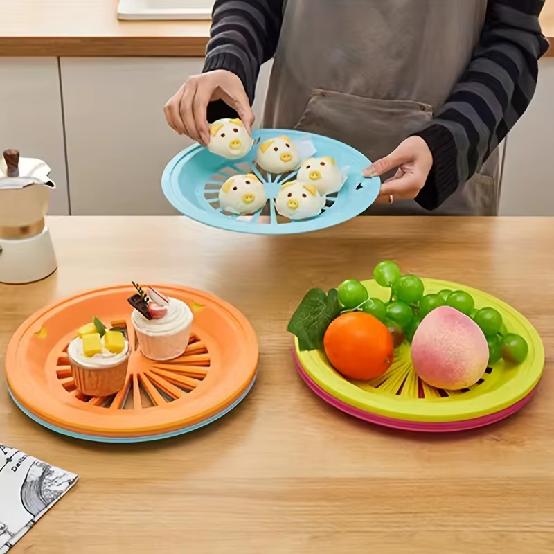 Ensemble de 6 supports d'assiettes en papier réutilisables