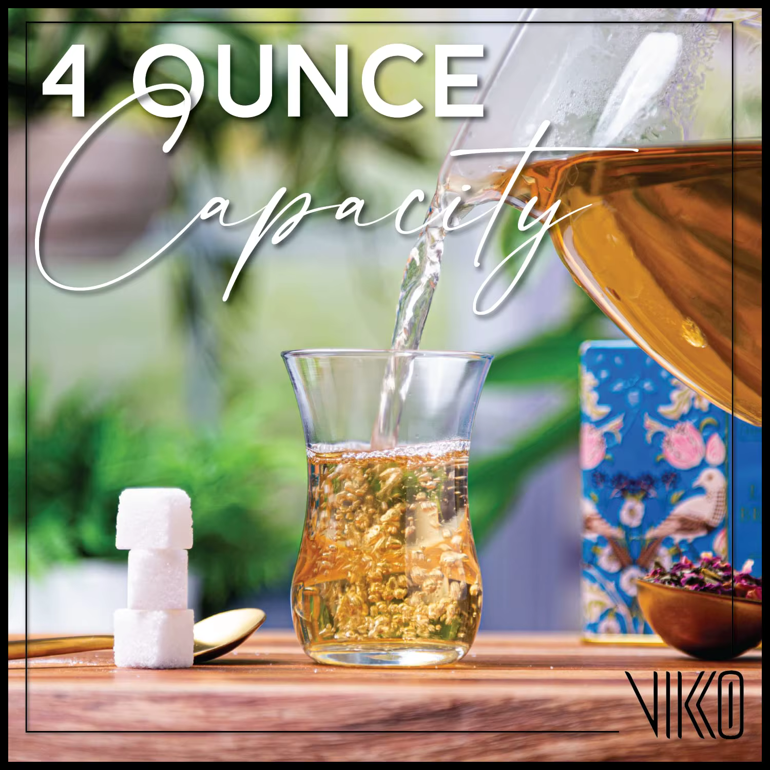 Ensemble de 6 verres à thé turcs authentiques