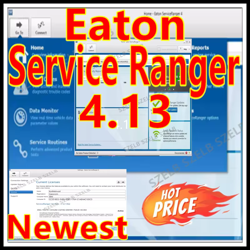 Nouveauté 2026 : Eaton Service Ranger 4.13/Eaton Service Ranger 4.2 + Keygen – Codes d'erreur inactifs, routines de service, configuration