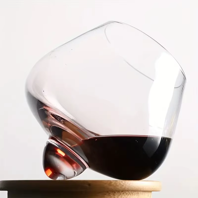 Verres à whisky rotatifs pour le ventre et la bière