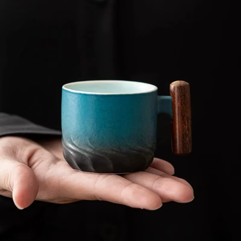 Tasse à café rétro en céramique 55/80ml