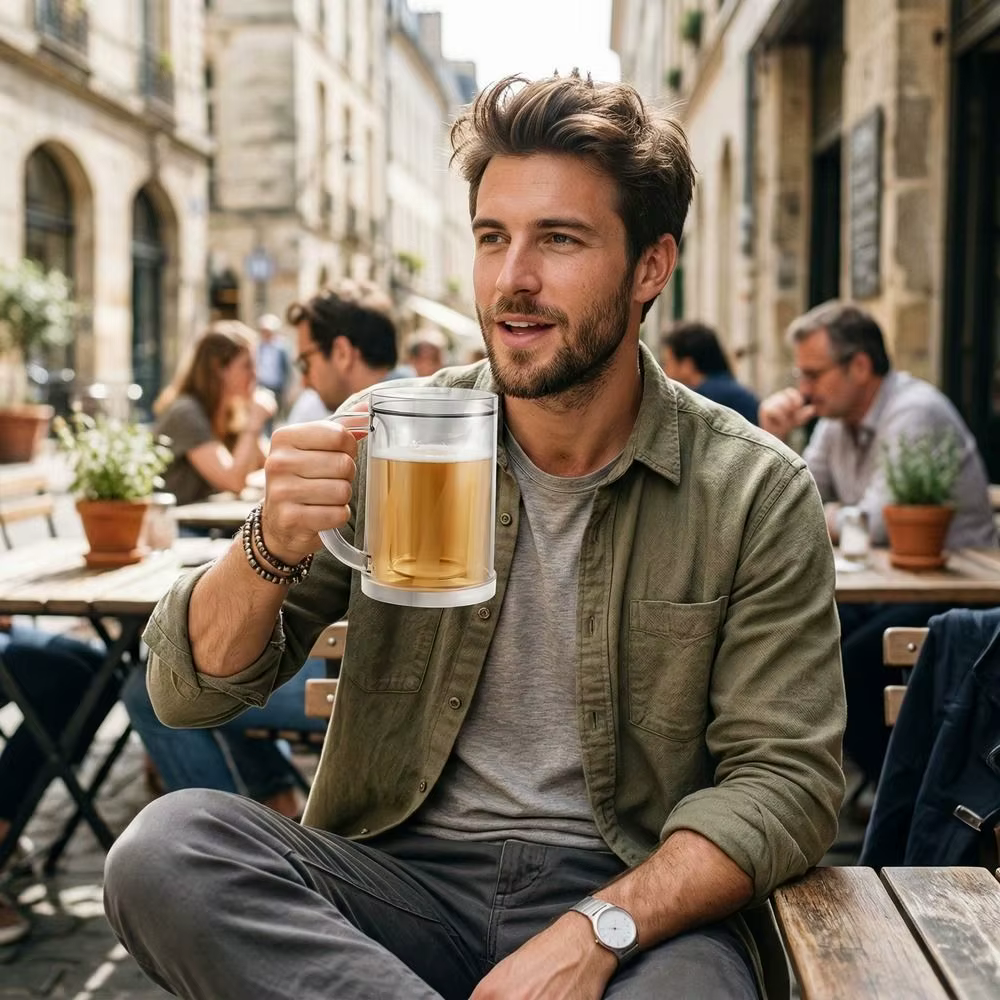 Gobelets réutilisables en plastique pour boissons froides
