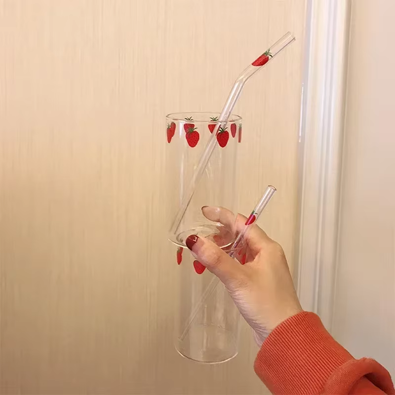 Tasses à café aux fraises de 300ml