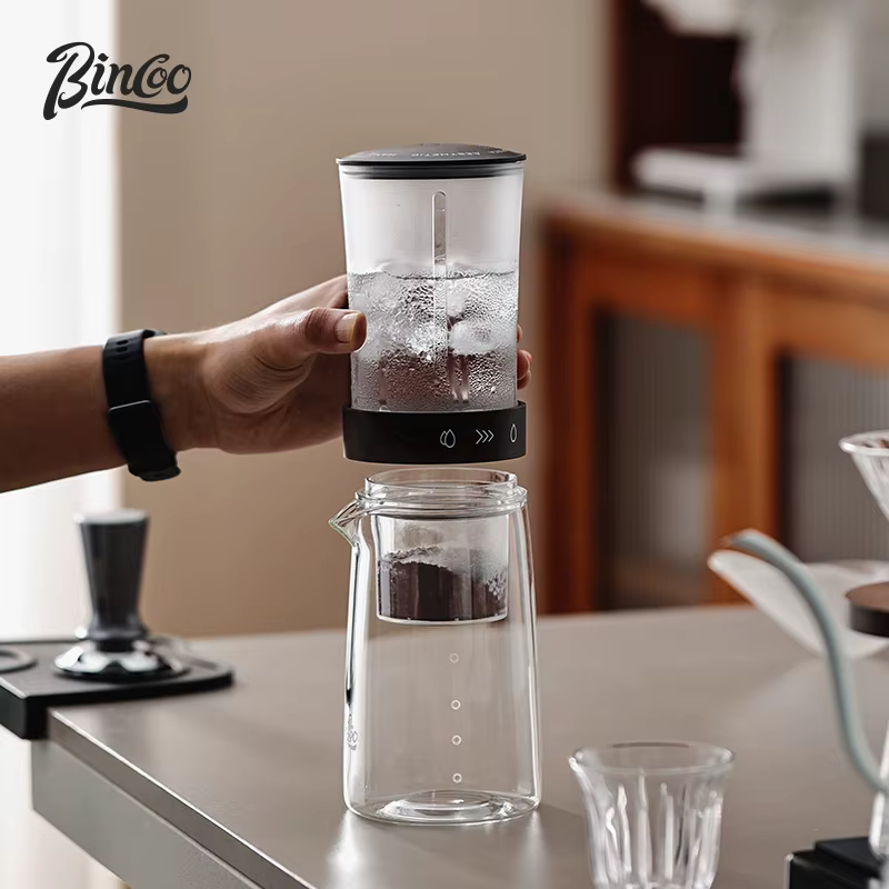 Bincoo – Pot d'égouttement de glace en verre Transparent