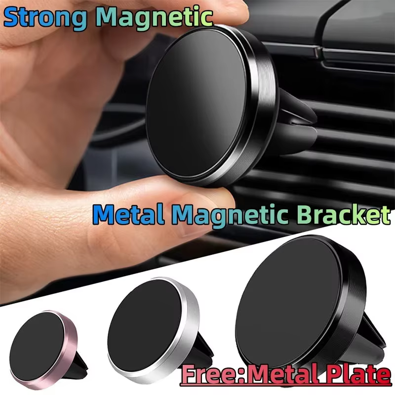Support de téléphone magnétique pour voiture, Support magnétique pour Smartphone, Support GPS pour iPhone 15 14 11 Xiaomi Mi Huawei Samsung