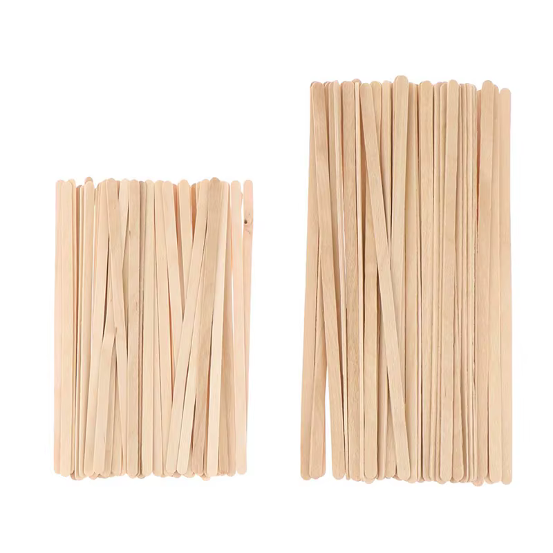 Agitateurs à café jetables en bois