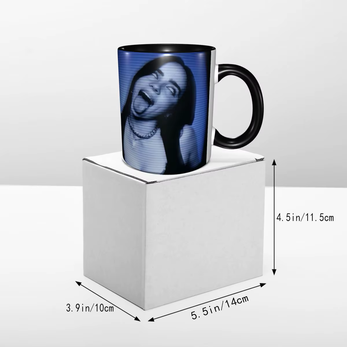 Singer Music Billies Eilishs tasse à café bricolage personnalisé en céramique lait thé