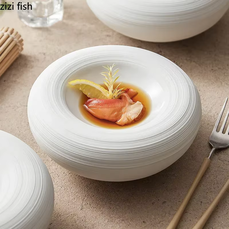 Assiette isolante blanche Double couche