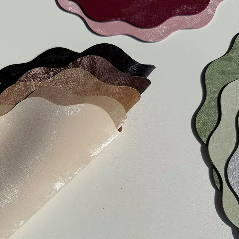 Sous-plat en similicuir velours