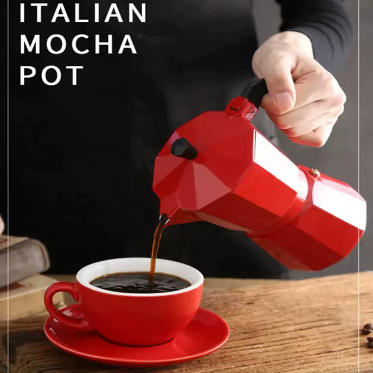 Cafetière Moka - Machine à café 3/6 tasses pour la préparation