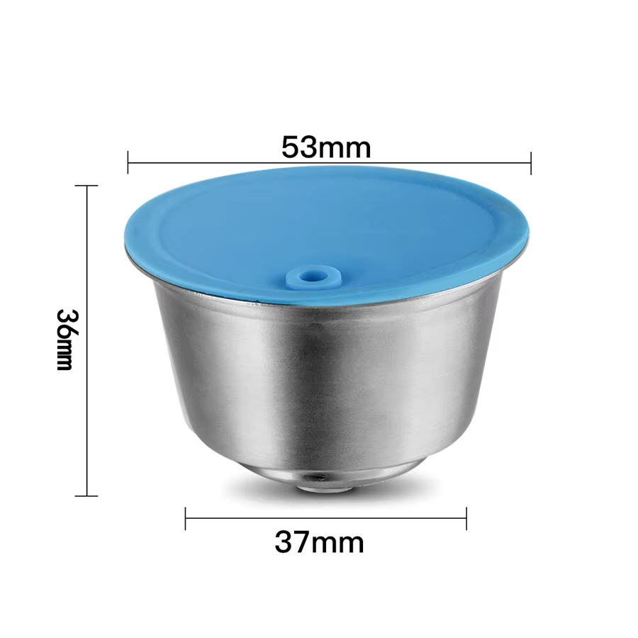 ICafilas – capsules de café réutilisables en métal inoxydable pour Dolce Gusto adaptées au nescafé avec filtre de sol