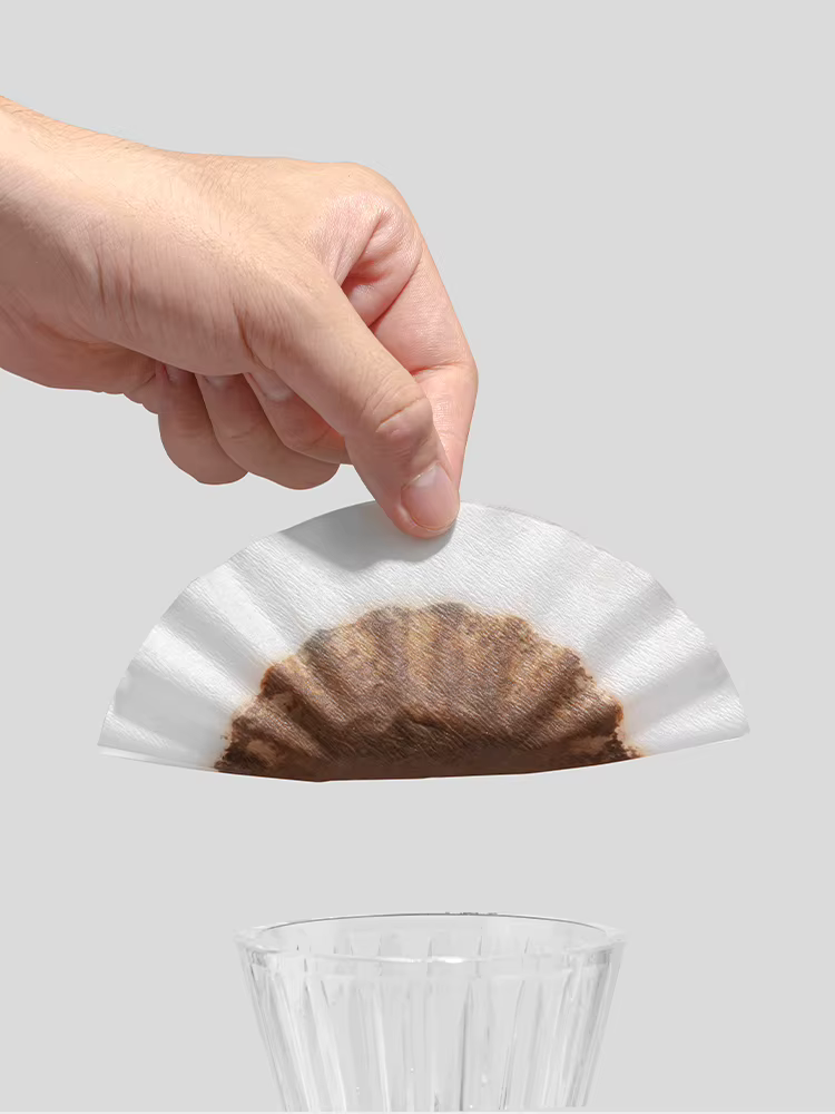 TIMEMORE 1-2 tasses panier café papier filtre verser sur papiers filtrants 50 feuilles; convient au goutteur