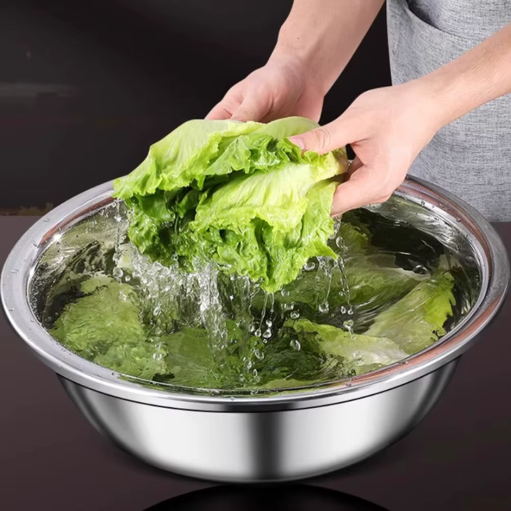 Bols à salade de cuisson en métal surdimensionné de 36cm