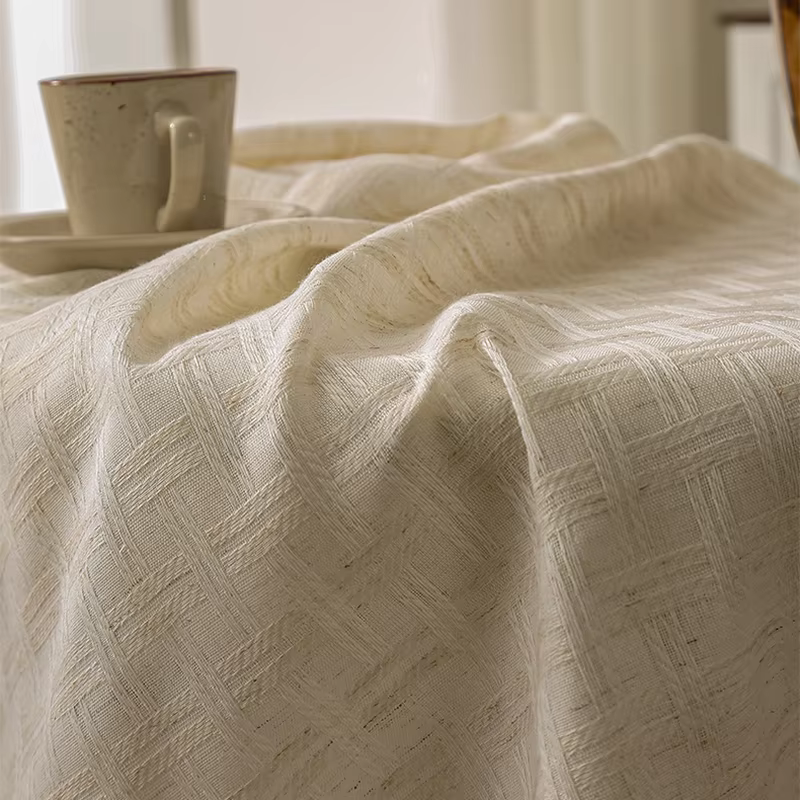 Nappe rectangulaire japonaise Beige