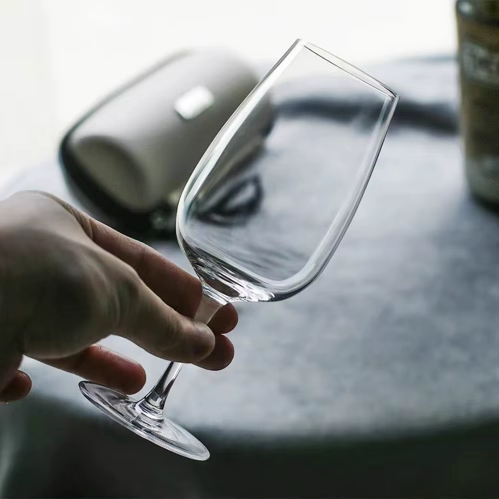 Tasses en cristal pour camping, randonnée, lunettes de voyage avec sac
