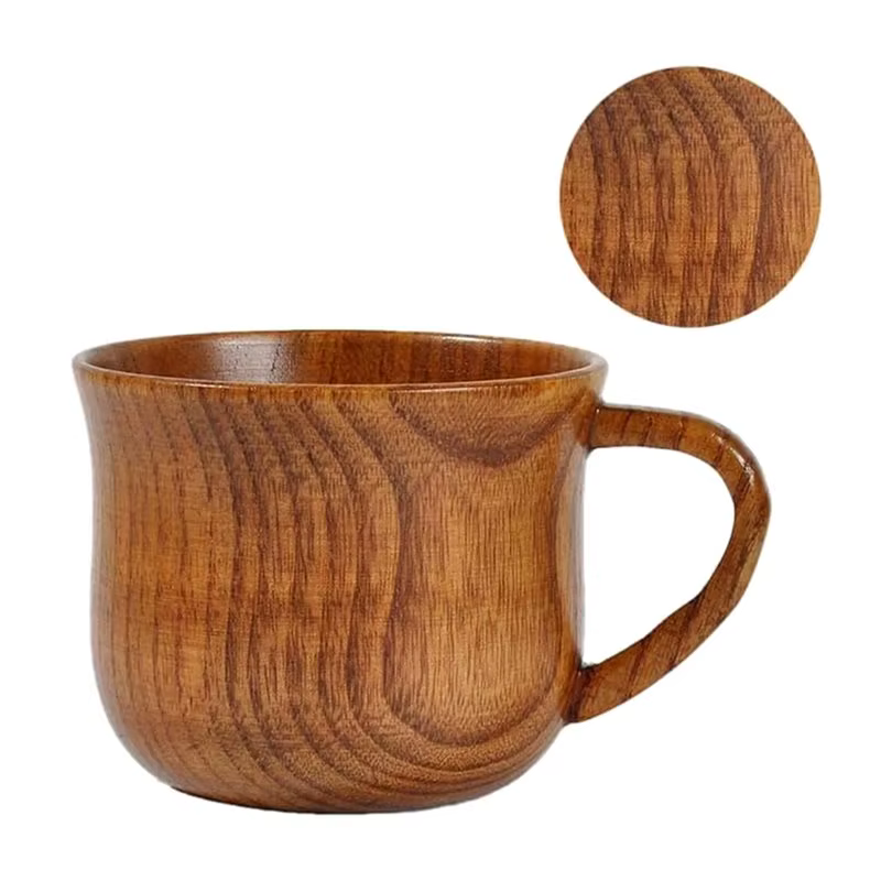 ABKW - Tasse en bois naturel massif