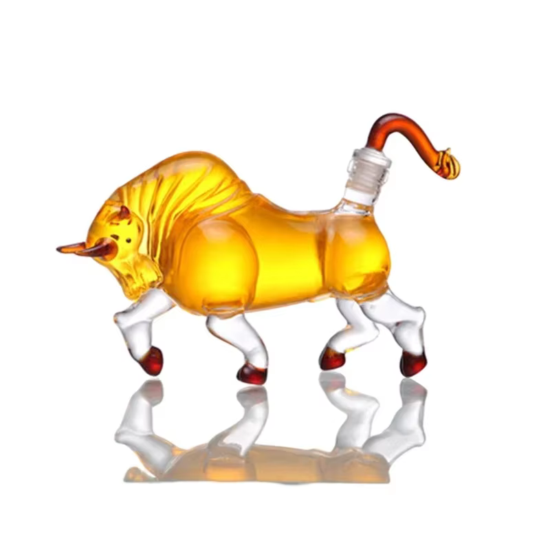 Bouteille de vin en forme d'animal