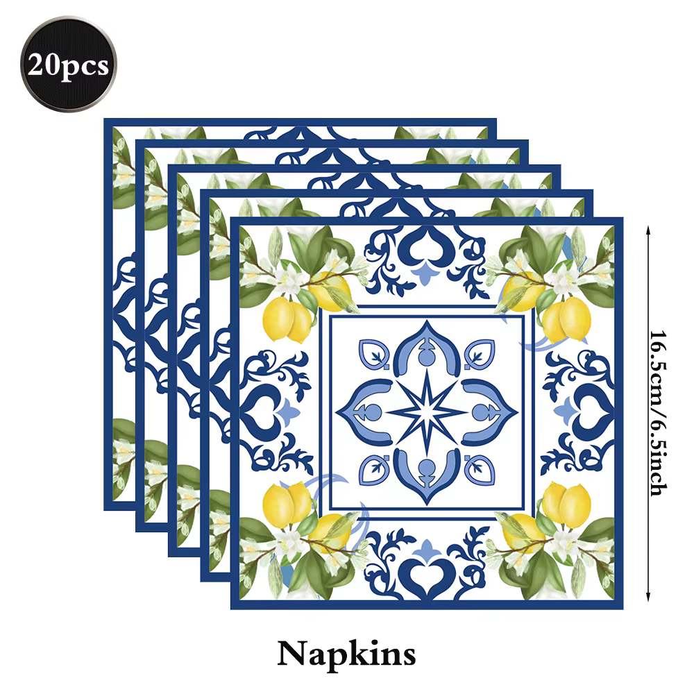 Vaisselle jetable Lemon Party