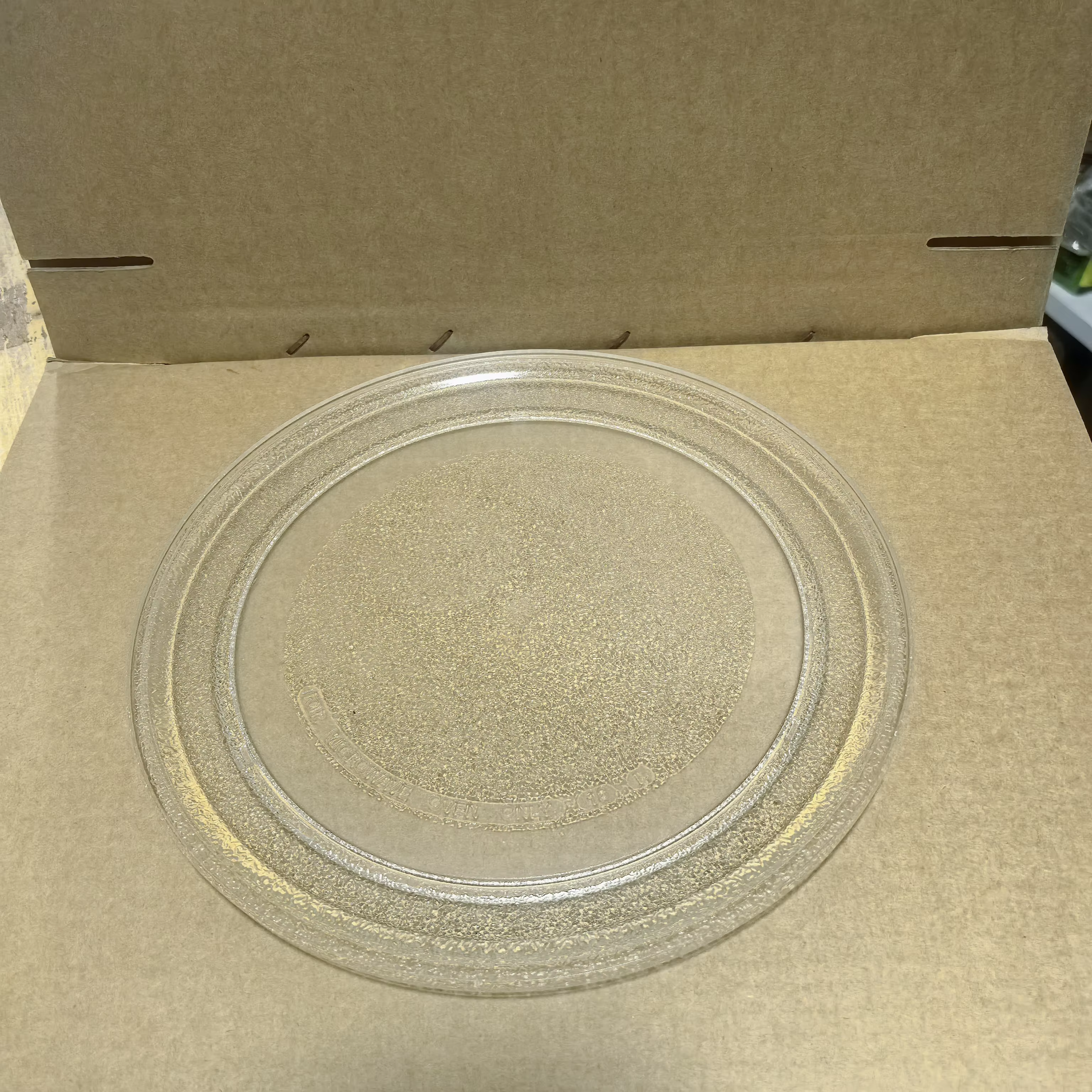 Plateau plat en verre pour four à micro-ondes