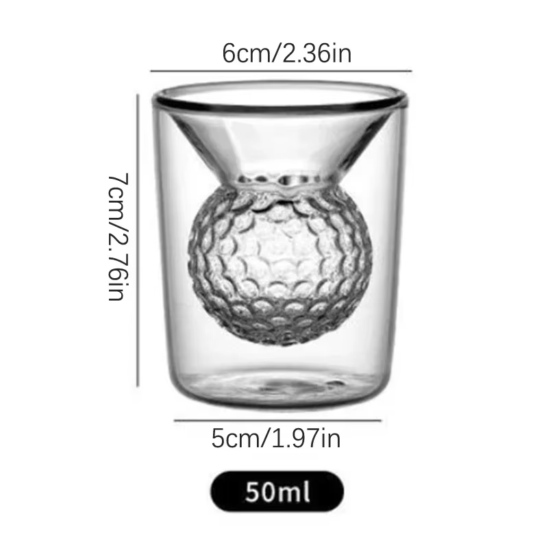 Verre à liqueur à double paroi pour whisky