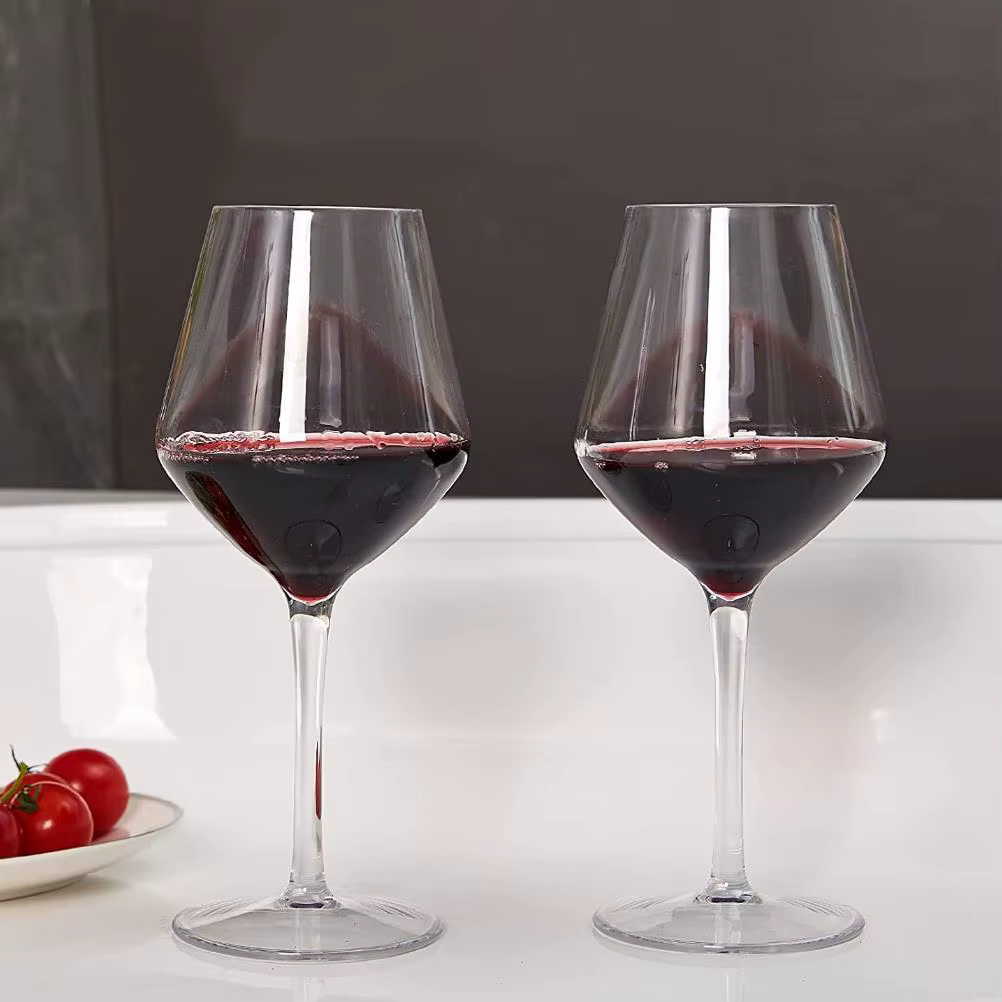 Verre à vin à tige incassable