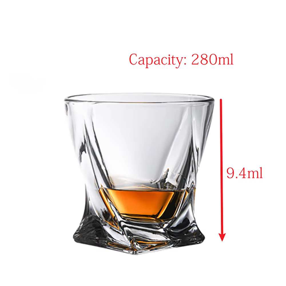 Verre à whisky personnalisé avec logo et texte