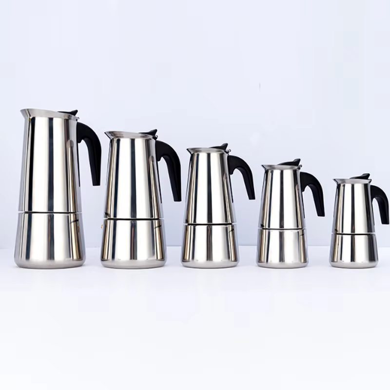 Cafetière en acier inoxydable moka expresso Latte