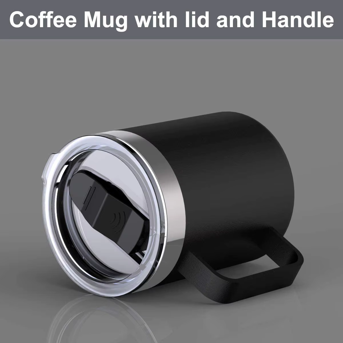 Tasse à café en acier inoxydable de 680ml