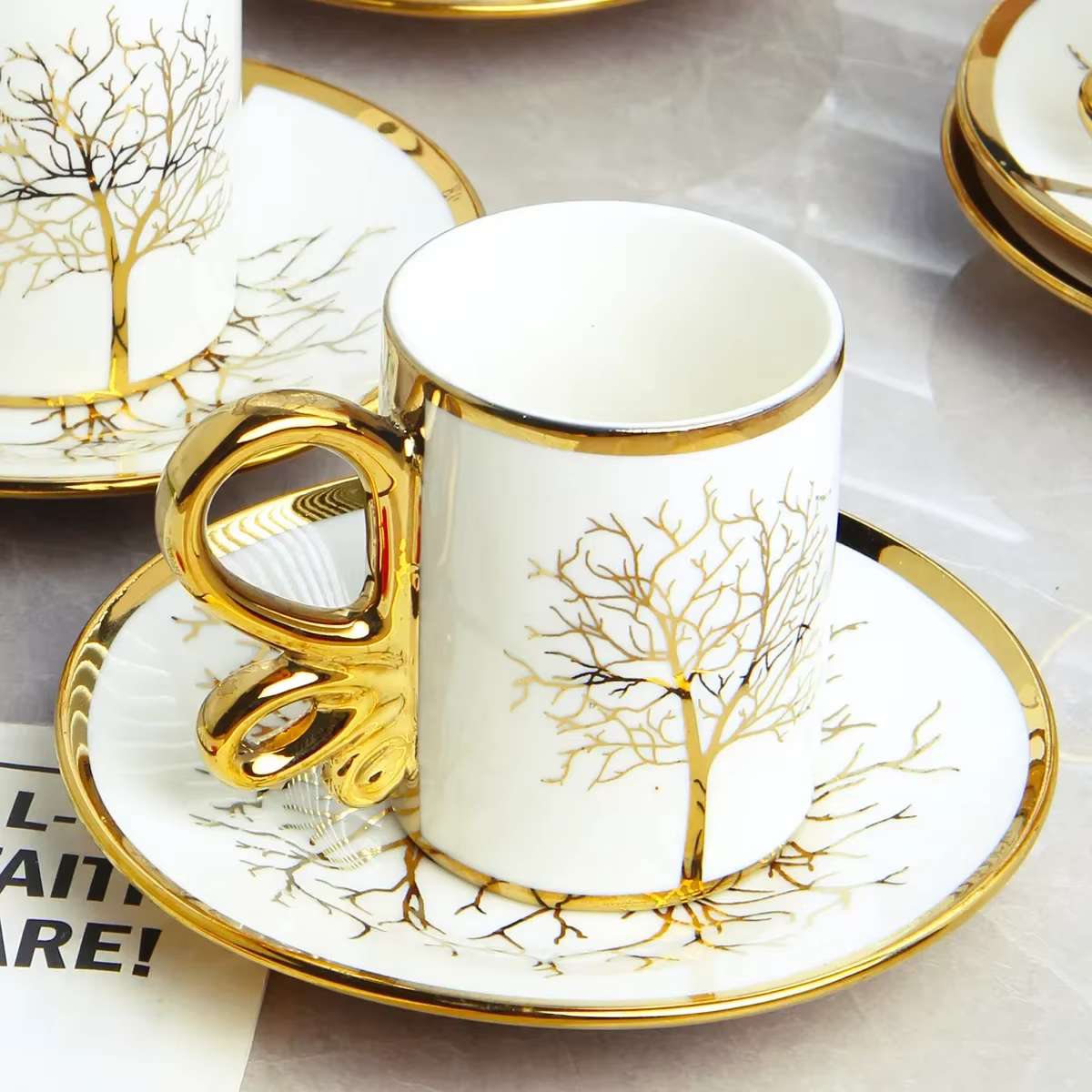 Tasse à café légère en céramique