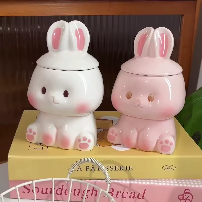 Tasse en céramique de lapin 3D