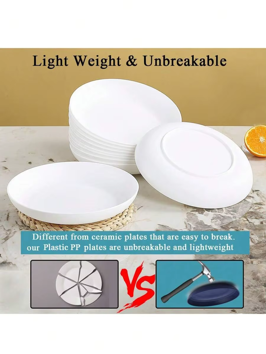Assiettes à dessert réutilisables