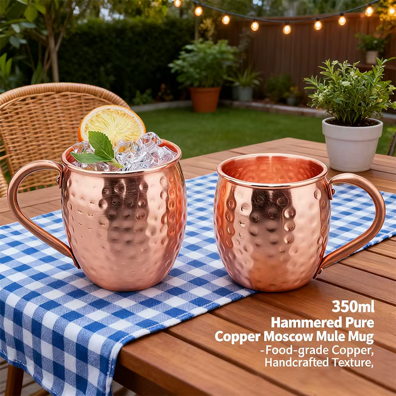 Tasse à Moscow Mule 100% Cuivre