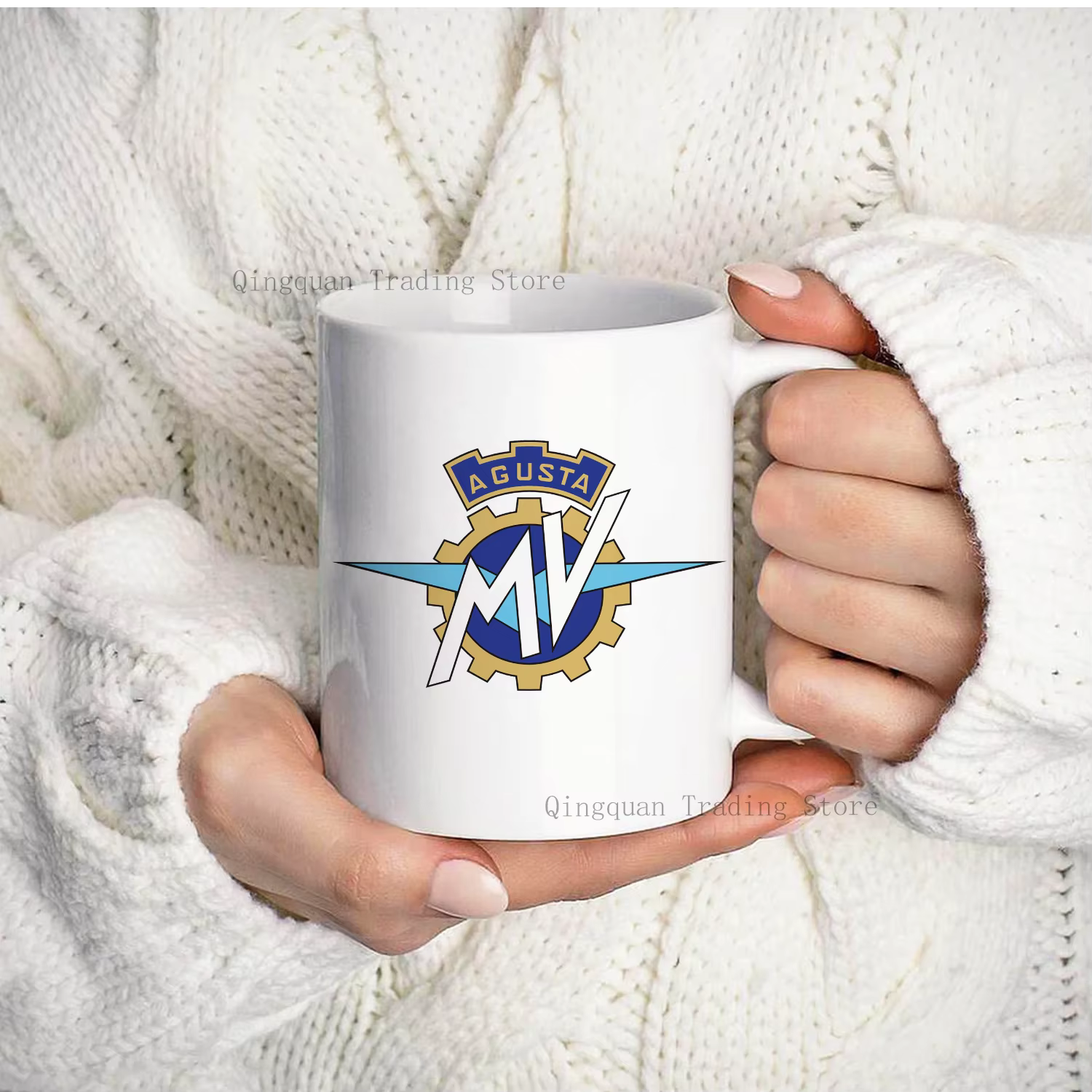 Tasse à café émaillée MV Agusta