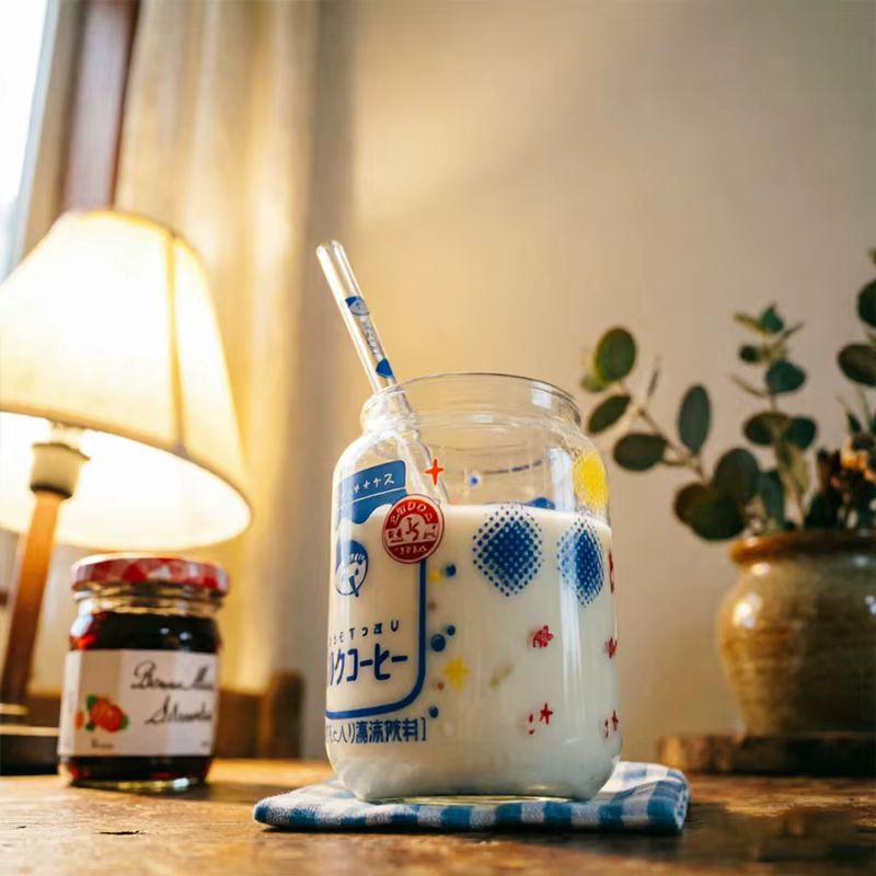Tasse en verre mignonne
