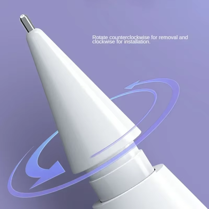 Embouts de crayon de remplacement 6/4 en 1 pour Apple Pencil Pro/2e génération/1ère génération/USB-C, embouts de stylo iPad améliorés avec étui de rangement
