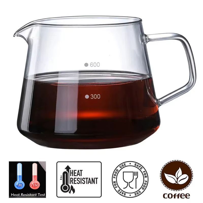 Cafetière en verre pour serveur de café
