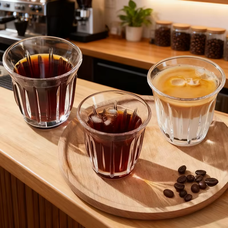 Tasse à café en verre transparent 90/130/160/200ML