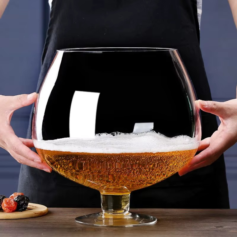 Verres de fête en verre de très grande capacité