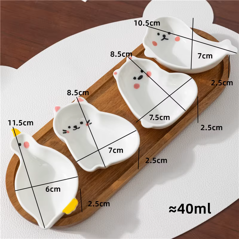 Petite assiette en céramique de Style japonais