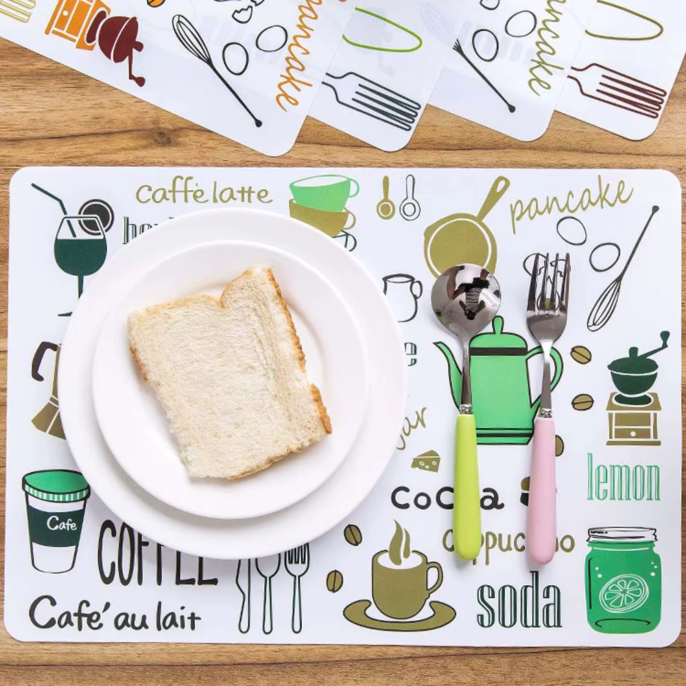 Set de table en PVC résistant à la chaleur