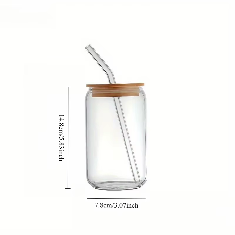 1 verre avec couvercle et paille – gobelet réutilisable