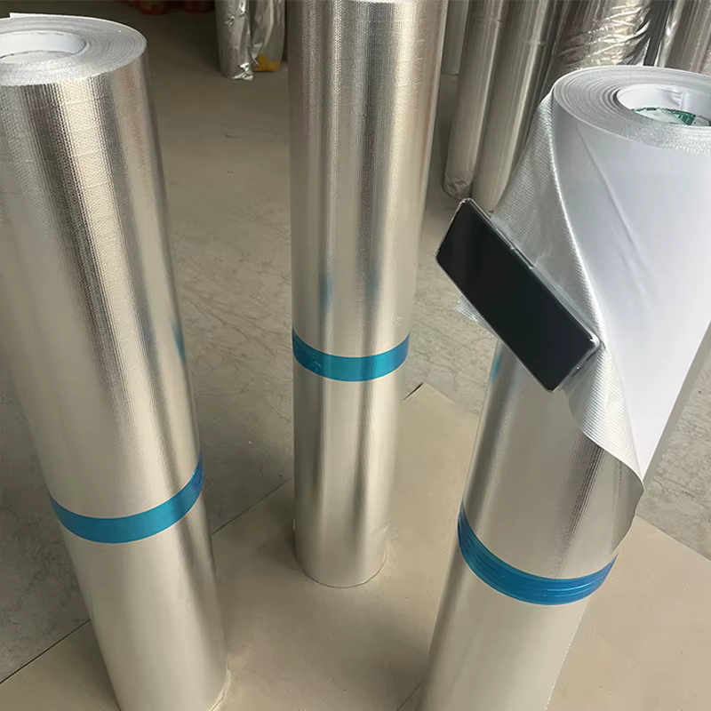 Tissu en fibre de verre avec revêtement en aluminium, ignifuge, isolation haute température, imperméable, auto-adhésif