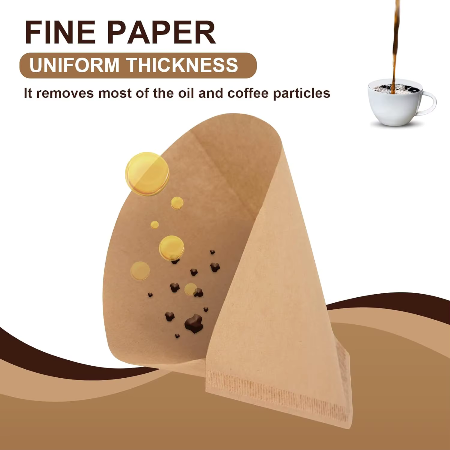 # Filtres à café à 4 cônes 8-12 tasses